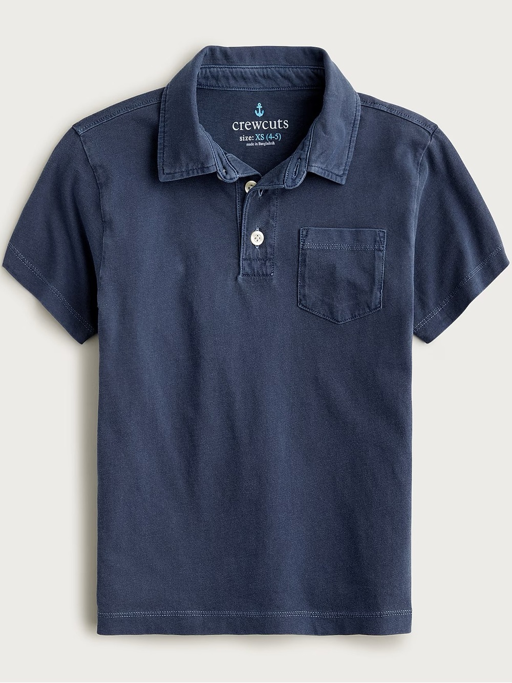 Crewcuts Dark Navy Button Polo